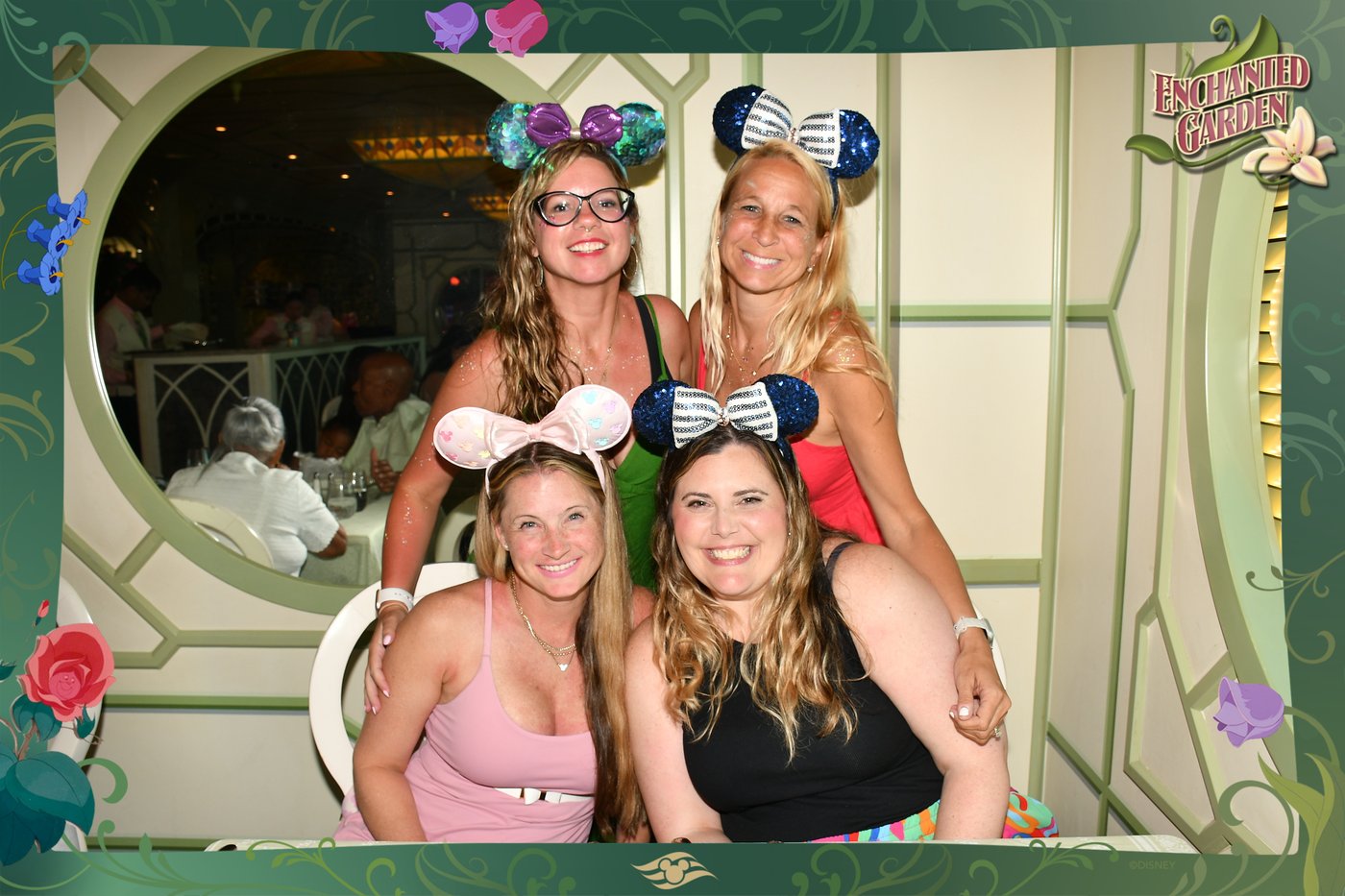 The Enchanted Garden restaurant on Disney Dream